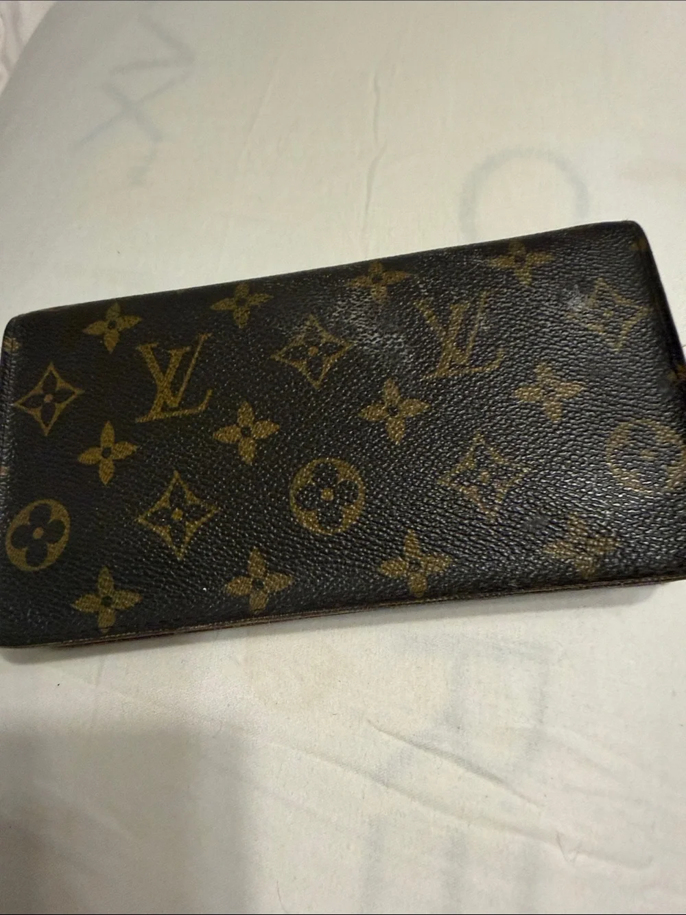 Louis Vuitton Monogram Card & Key Holder in Brown and Gold